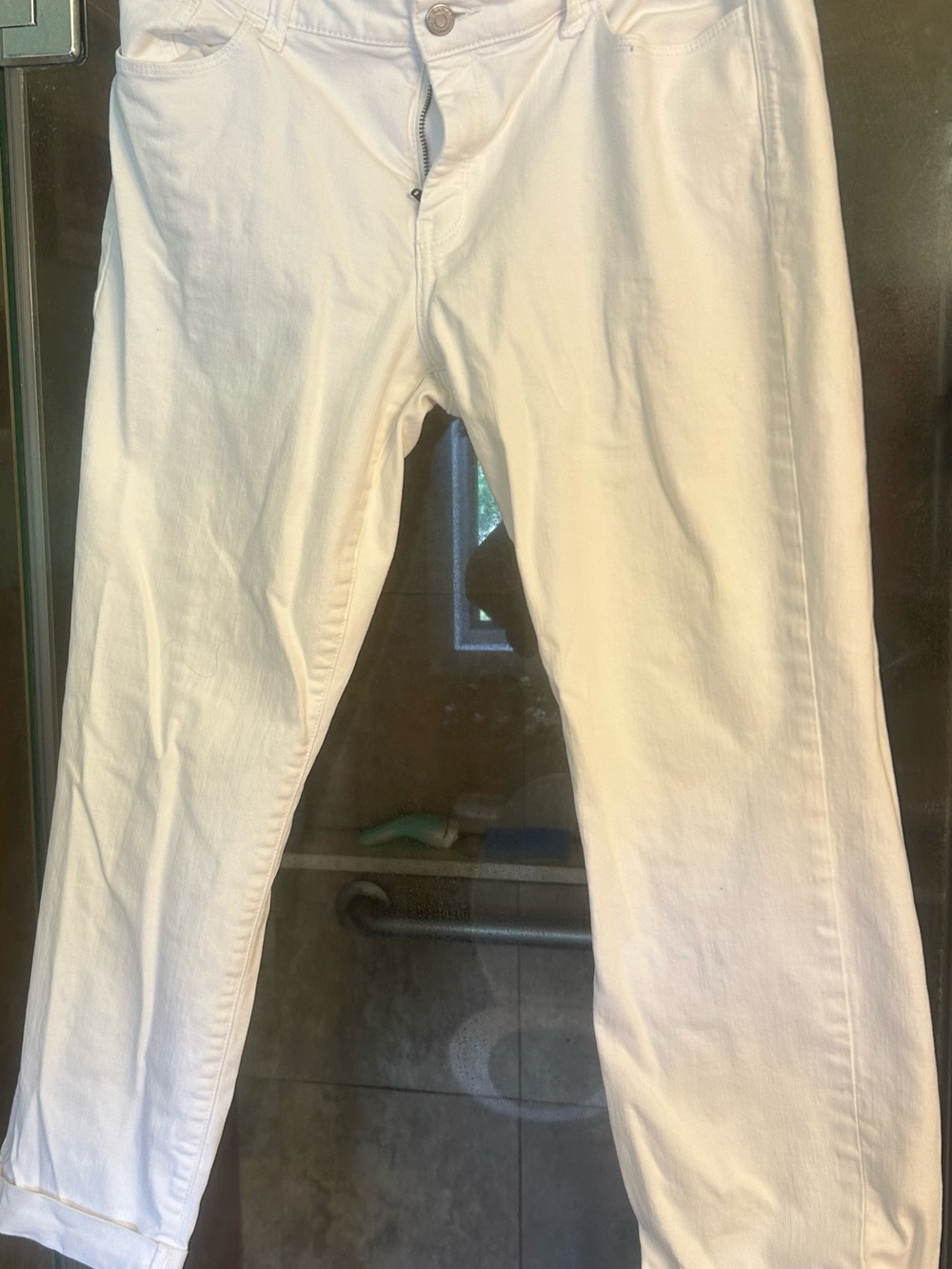 Banana Republic White Skinny Fit Jeans